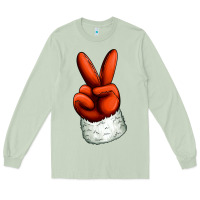 Matcha Christmas peace hand Long Sleeve Tee - Jasminsmagicworld