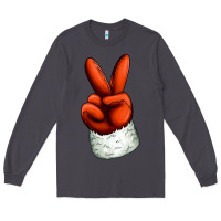 Smoke Christmas peace hand Long Sleeve Tee - Jasminsmagicworld