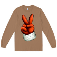 Toasted Coconut Christmas peace hand Long Sleeve Tee - Jasminsmagicworld