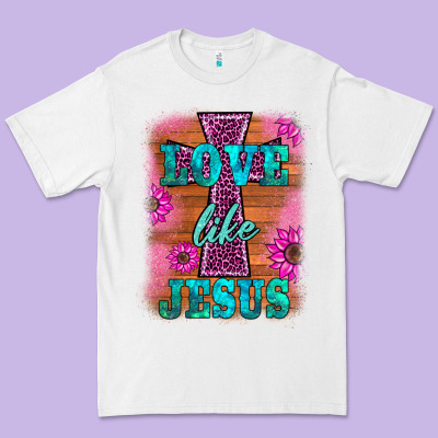 Love Like Jesus Premium Tee Designed By Barkaloodesign