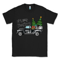 Black merry christmas truck Classic Tee - MaliasSmallBusiness