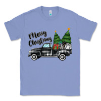 Colony Blue merry christmas truck Classic Tee - MaliasSmallBusiness