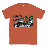 Copper merry christmas truck Classic Tee - MaliasSmallBusiness