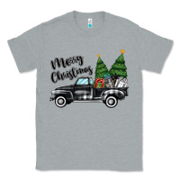 Heather Grey merry christmas truck Classic Tee - MaliasSmallBusiness