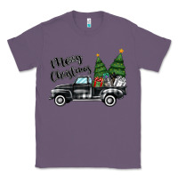 Lavender merry christmas truck Classic Tee - MaliasSmallBusiness