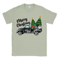 Matcha merry christmas truck Classic Tee - MaliasSmallBusiness