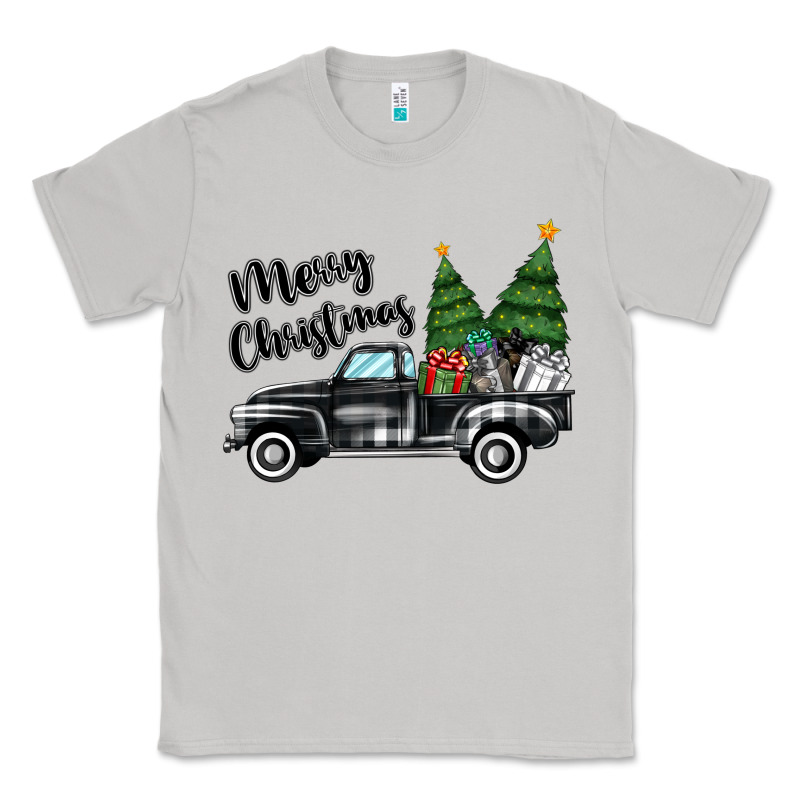 Merry Christmas Truck Classic Tee by MaliasSmallBusiness | Teevron