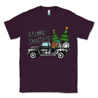 Plum merry christmas truck Classic Tee - MaliasSmallBusiness