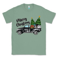 Sage merry christmas truck Classic Tee - MaliasSmallBusiness