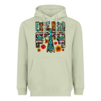 Matcha western free bird Heavyweight Hoodie - OliviaCreatesArt