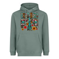 Sage western free bird Heavyweight Hoodie - OliviaCreatesArt