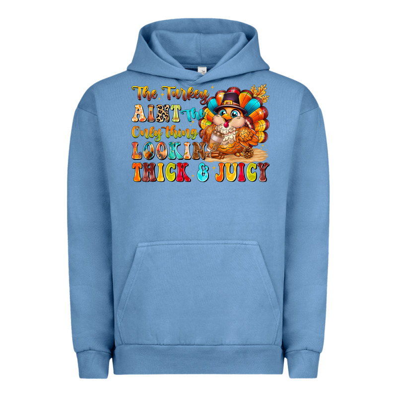Thanksgiving Turkey Humor Urban Hoodie by CowhideDigitalArt | Teevron