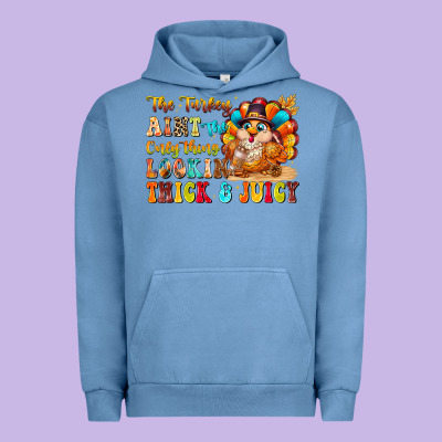 Thanksgiving Turkey Humor Urban Hoodie Designed By Cowhidedigitalart