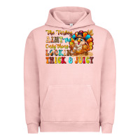 Pigment Salmon thanksgiving turkey humor Urban Hoodie - CowhideDigitalArt