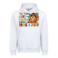 White thanksgiving turkey humor Urban Hoodie - CowhideDigitalArt