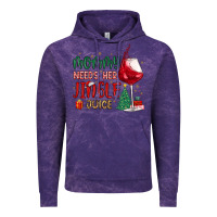 Cloud Purple mommy needs her jingle juice Vintage Hoodie - MaliasSmallBusiness