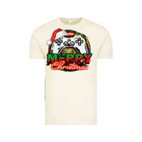 Vintage Arctic Gamer Merry Christmas Vintage Tee - NancyCooperArtShop