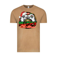 Vintage Camel Gamer Merry Christmas Vintage Tee - NancyCooperArtShop