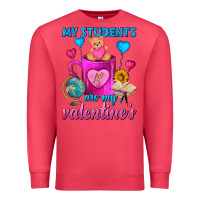 Cardinal My Students Are My Valentines Day Coffee Mug Premium Sweatshirt - FaDigitalArtStudio