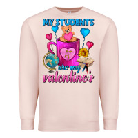 Pale Pink My Students Are My Valentines Day Coffee Mug Premium Sweatshirt - FaDigitalArtStudio