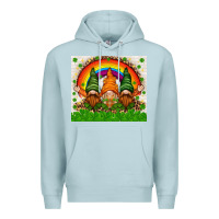 Blue Mist St. Patrick's Day gnomies tumbler Premium Hoodie - HowdyJamesFarm