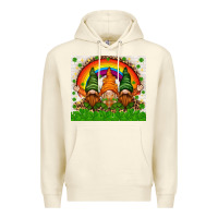 Sandshell St. Patrick's Day gnomies tumbler Premium Hoodie - HowdyJamesFarm