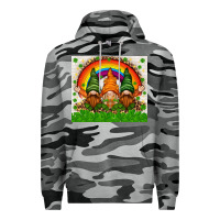 Slate Camo St. Patrick's Day gnomies tumbler Premium Hoodie - HowdyJamesFarm