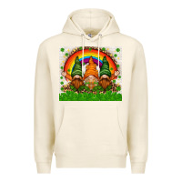Tofu St. Patrick's Day gnomies tumbler Premium Hoodie - HowdyJamesFarm