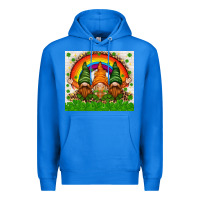 True Royal St. Patrick's Day gnomies tumbler Premium Hoodie - HowdyJamesFarm