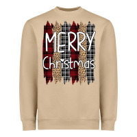 Mushroom Merry Christmas Leopard Heavyweight Sweatshirt - Bettercallsaul