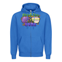 True Royal mardi gras dude Zipper Hoodie - CowGirlArtShop