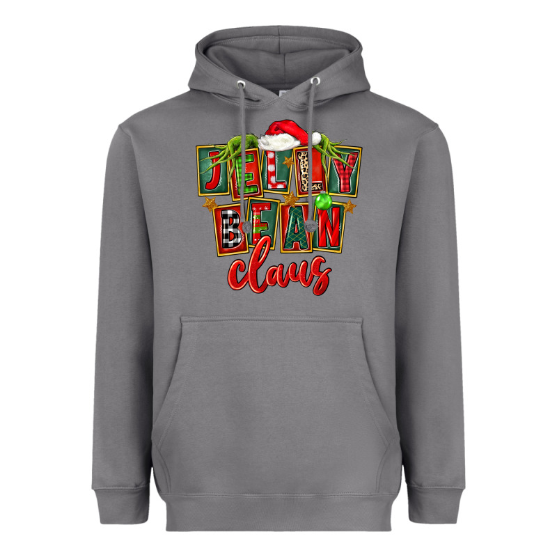 Christmas Jelly Bean Claus Heavyweight Hoodie by FaDigitalArtStudio | Teevron
