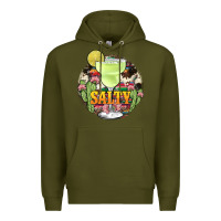 Army Green salty Premium Hoodie - JahusDesignShop