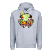 Heather Grey salty Premium Hoodie - JahusDesignShop