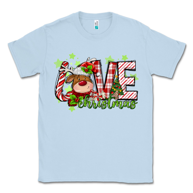 Love Christmas Deer Classic Tee by MaliasSmallBusiness | Teevron