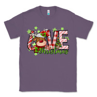 Lavender love christmas deer Classic Tee - MaliasSmallBusiness