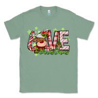 Sage love christmas deer Classic Tee - MaliasSmallBusiness