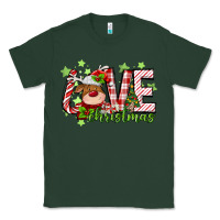 Sports Green love christmas deer Classic Tee - MaliasSmallBusiness