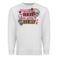 Oatmeal Heather Valentine's Day roses are red i am going to bed Premium Sweatshirt - FaDigitalArtStudio