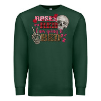 Sports Green Valentine's Day roses are red i am going to bed Premium Sweatshirt - FaDigitalArtStudio