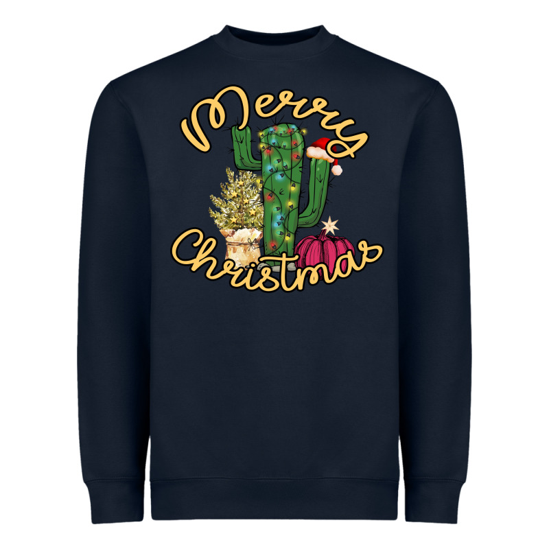 Merry Christmas Cactus Heavyweight Sweatshirt by Bettercallsaul | Teevron