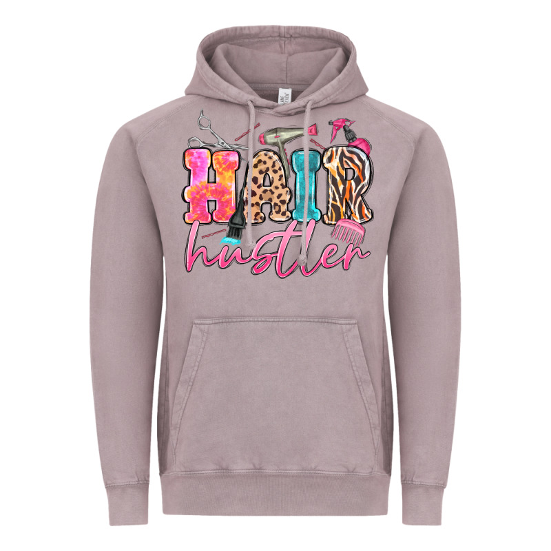 Hair Hustler Vintage Hoodie by MaliasSmallBusiness | Teevron