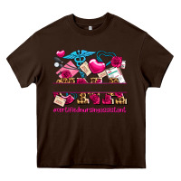Chocolate Brown valentines day cna certified nursing assistant Heavy Core Tee - AdoDesignShop