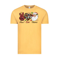 Peace Love Christmas Vintage Tee | Teevron