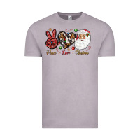 Vintage Zinc Peace love Christmas Vintage Tee - NancyCooperArtShop