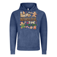 Vintage Denim wonderful time Vintage Hoodie - MaliasSmallBusiness
