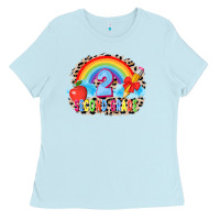 Baby Blue back to school 2 3200x2400 Ladies Tee - AdoDesignShop