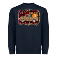 Navy Merry Christmas Truck Heavyweight Sweatshirt - Bettercallsaul