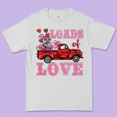 Loads Of Love Truck Premium Tee Designed By Barkaloodesign