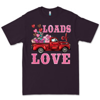 Plum loads of love truck Premium Tee - BarkalooDesign